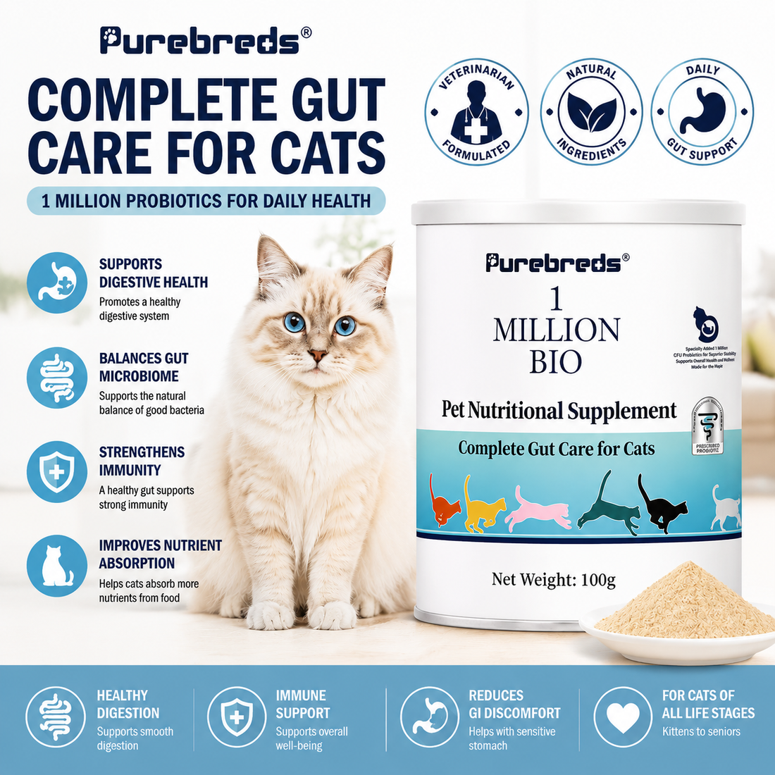 Probiotics for Cats: A Complete Guide to Feline Gut Health