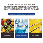 Feline Multivitamin Amino Acid & Trace Element Supplement formula and ingredient highlights
