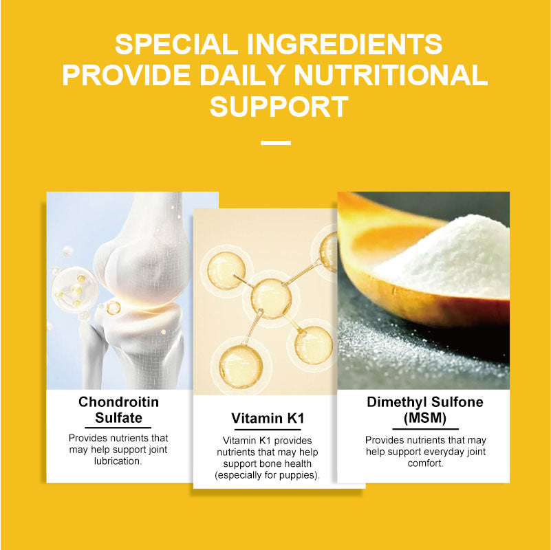 Calcium & Bone Support Complex Powder for Pets key product benefits