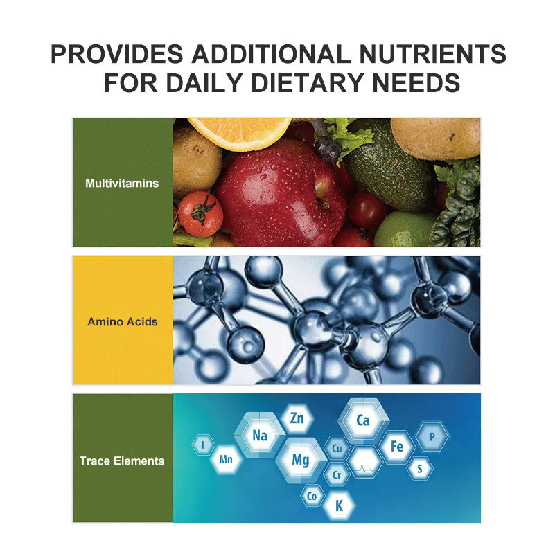 multivitamins amino acids and trace elements for daily canine nutrition