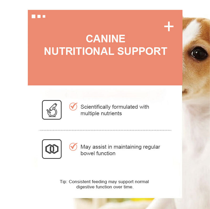 Canine Gut Health Supplement 100g formula and ingredient highlights