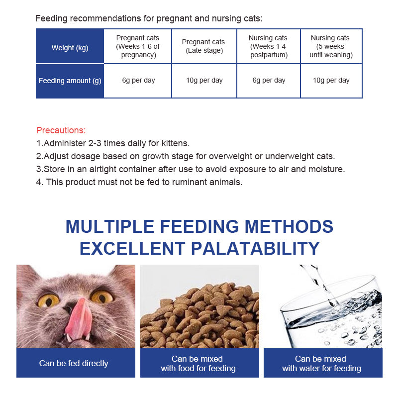Feline Multivitamin Amino Acid & Trace Element Supplement 21g