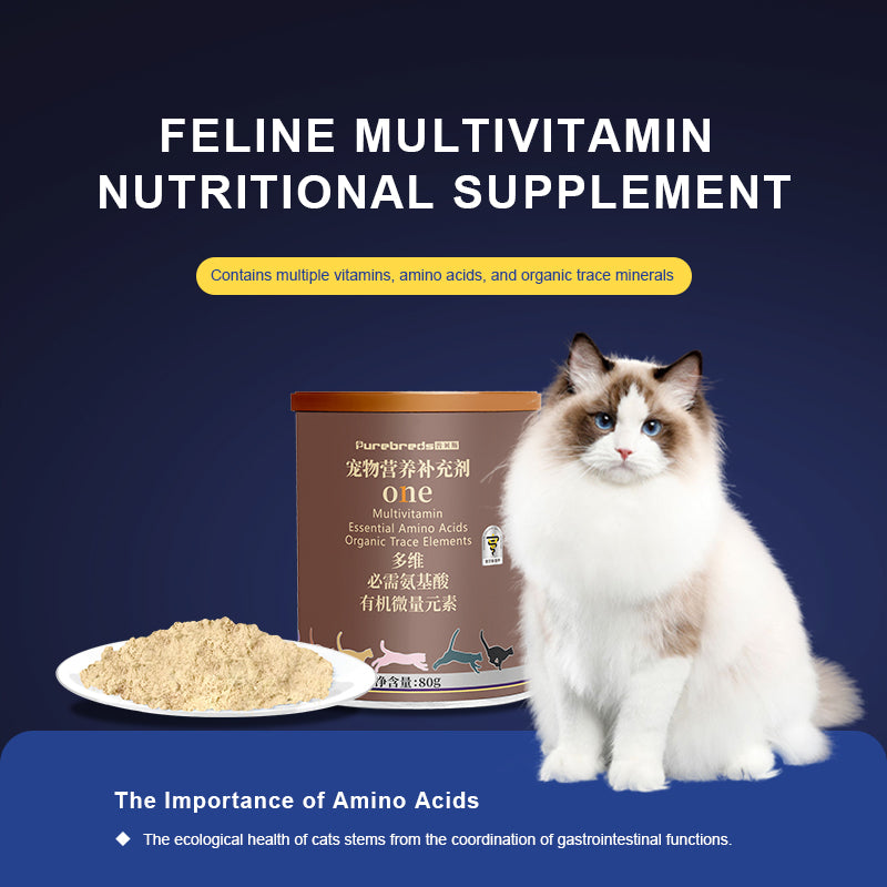 Feline Multivitamin Amino Acid & Trace Element Supplement 80g