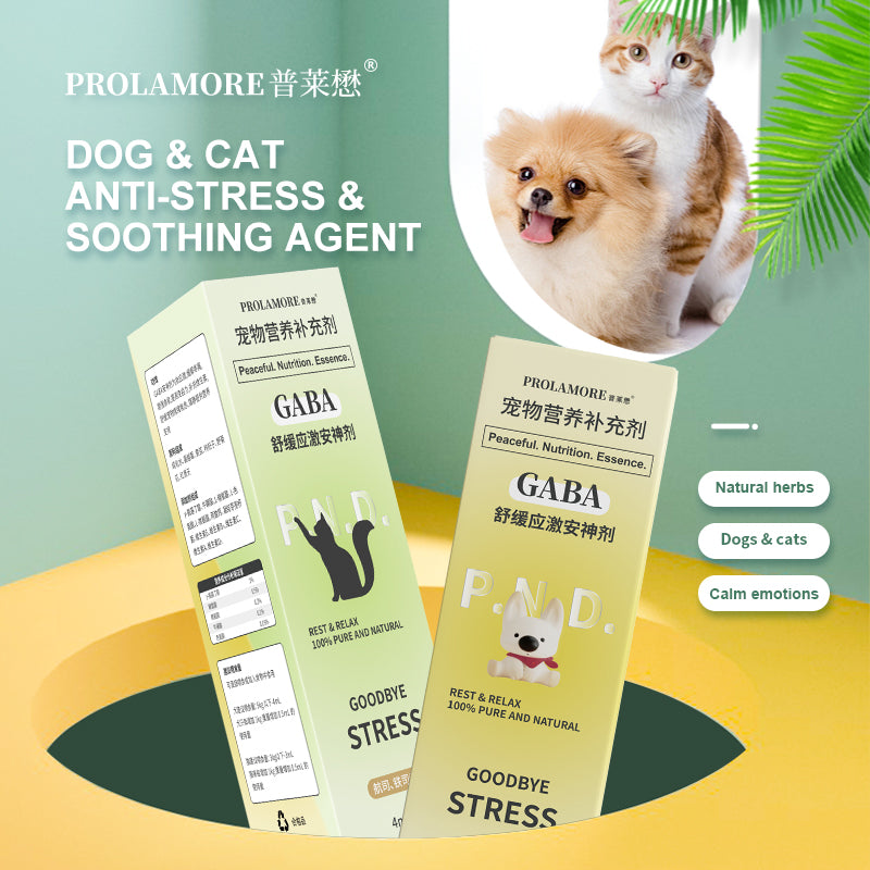 PROLAMORE Anti-Stress & Soothing Agent for Dogs & Cats calming supplement overview