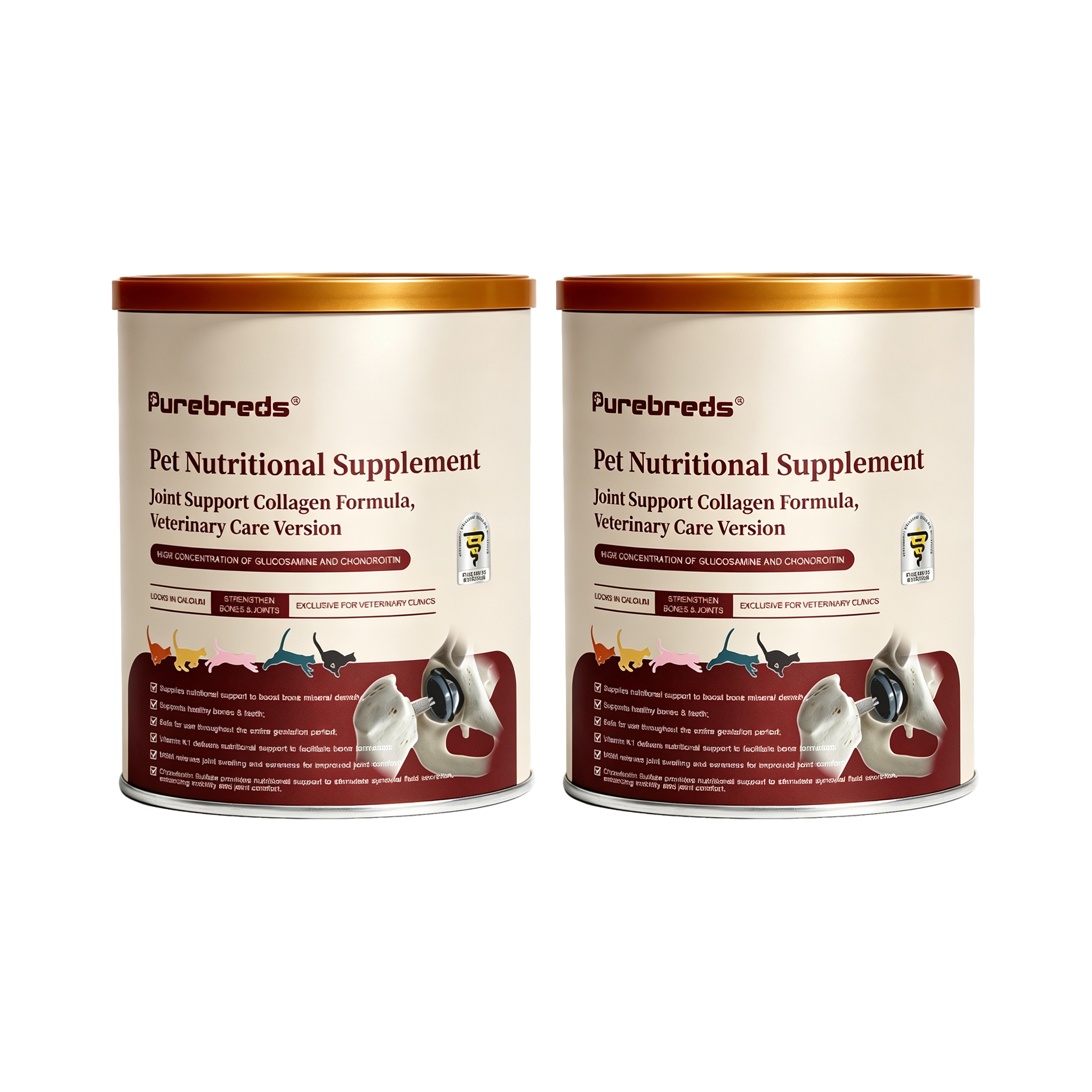 Calcium & Bone Support Complex Powder for Pets feeding or serving guidance