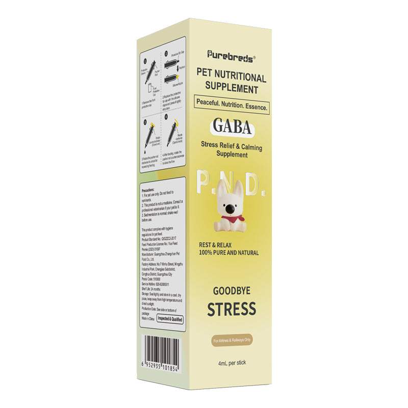 PROLAMORE Anti-Stress & Soothing Agent for Dogs & Cats product package label and details