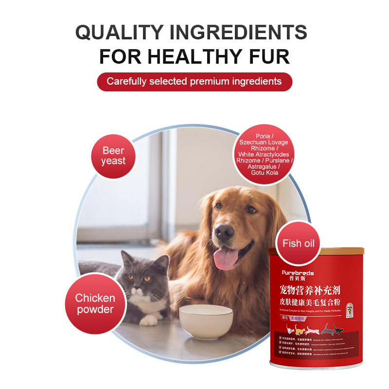 Skin & Coat Health Complex Powder for Dogs & Cats