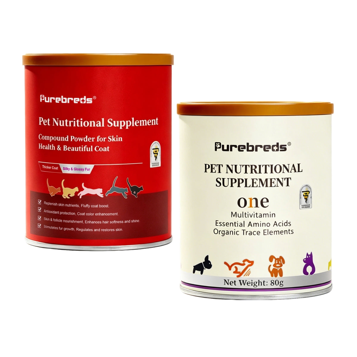 Daily Fur & Wellness Supplement Pack complete product set