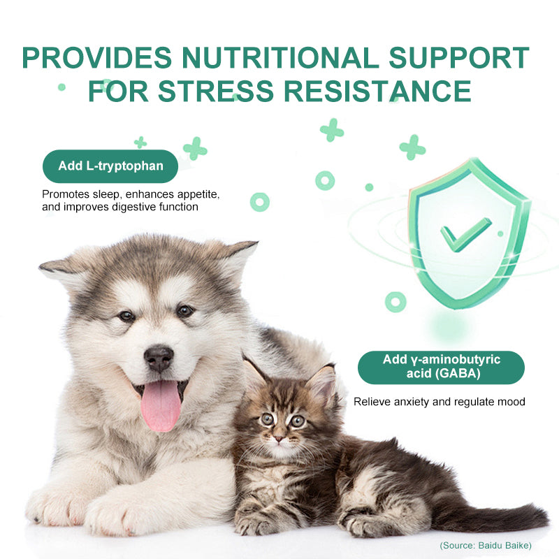 PROLAMORE Anti-Stress & Soothing Agent for Dogs & Cats how the calming supplement works