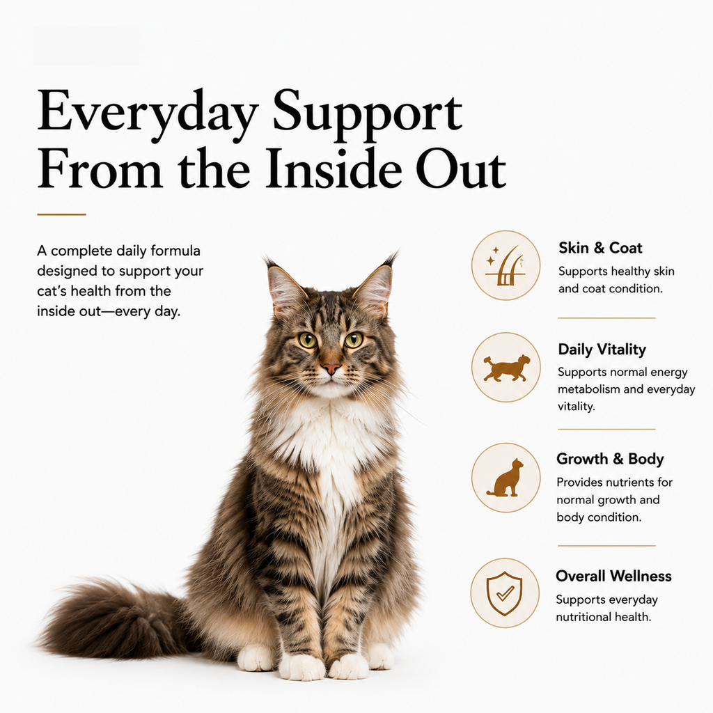 Suplemento de Multivitaminas, Aminoácidos y Oligoelementos para Felinos